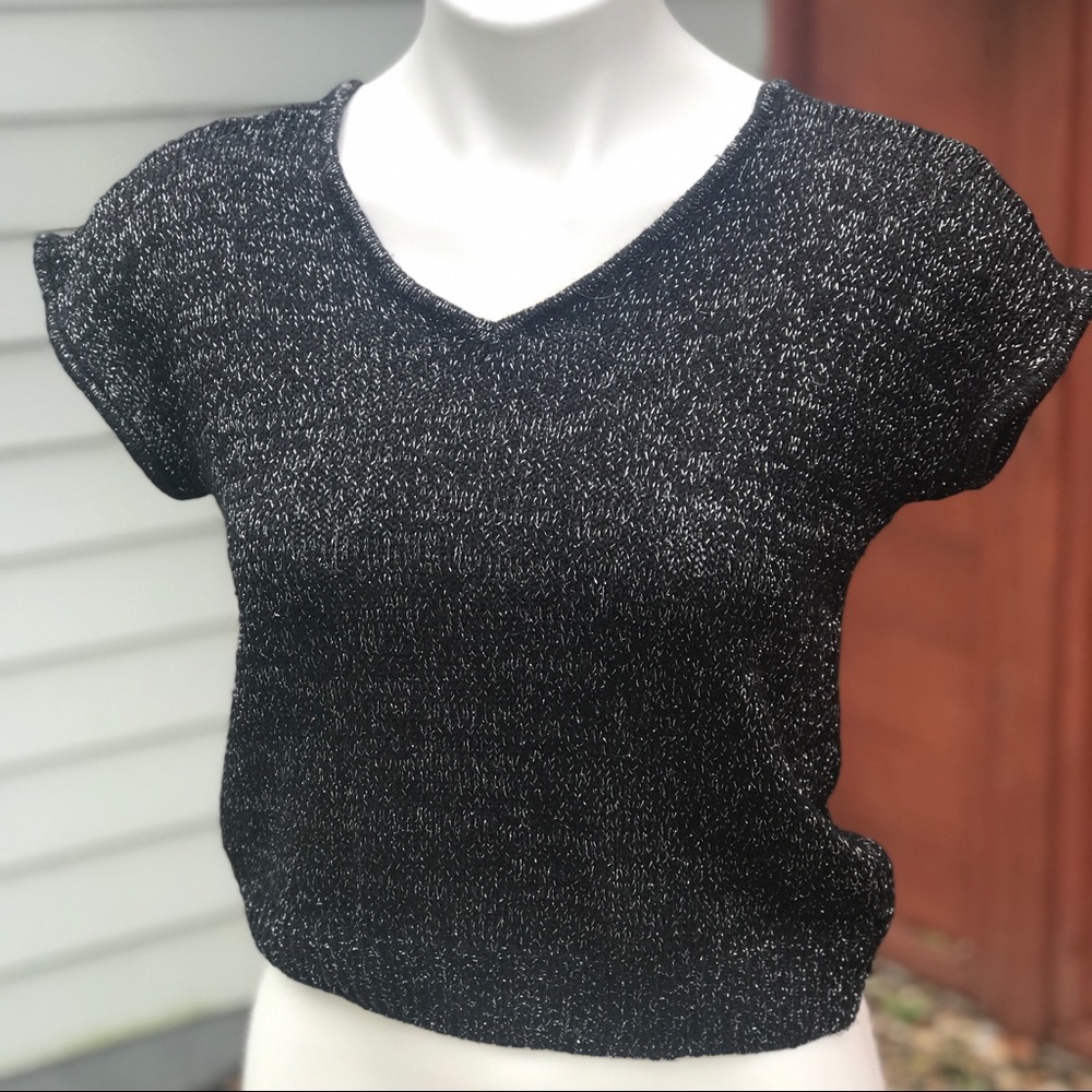 Vintage Sweater Cropped Top